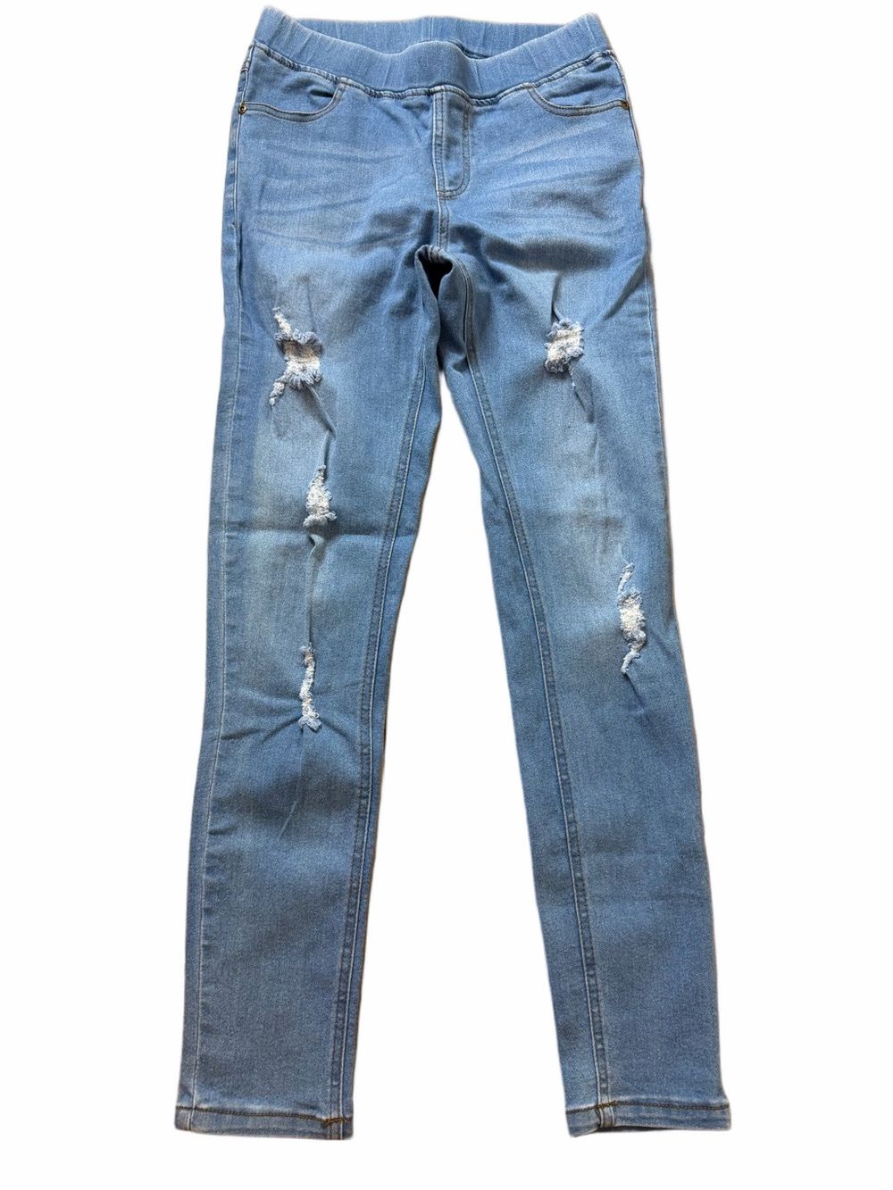 Jvini Distressed Pull On Jeans Size Small